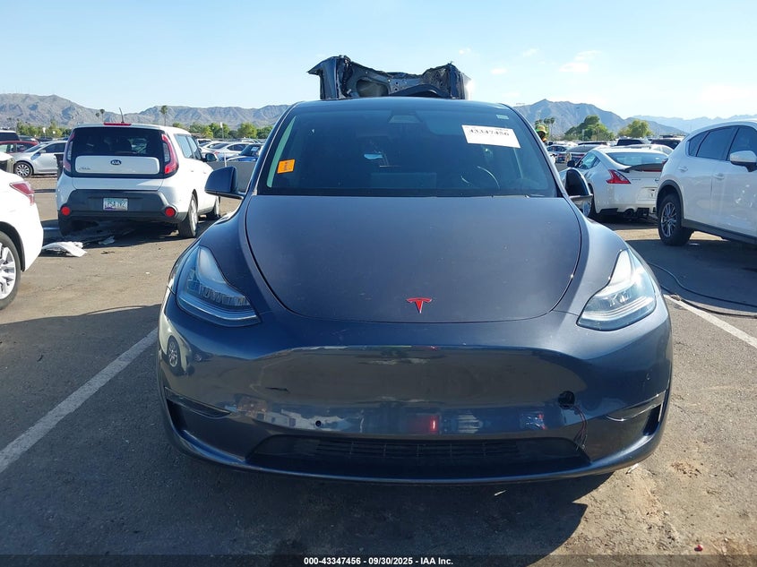 2020 Tesla Model Y Long Range Dual Motor All-Wheel Drive VIN: 5YJYGDEE6LF037943 Lot: 43347456