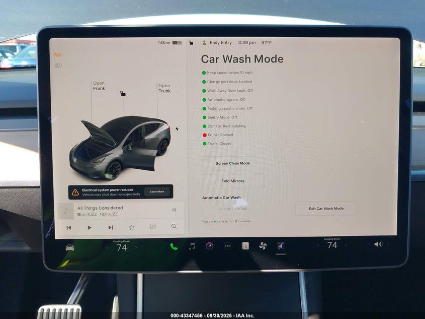 2020 Tesla Model Y Long Range Dual Motor All-Wheel Drive VIN: 5YJYGDEE6LF037943 Lot: 43347456