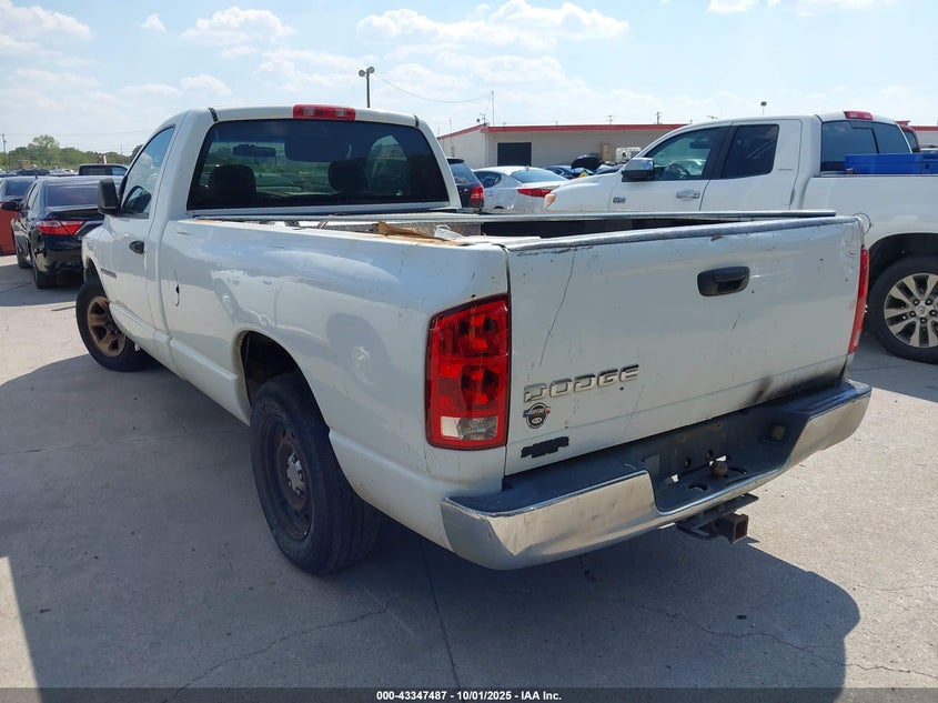 2003 Dodge Ram 1500 St white truck gasoline 1D7HA16K43J672873 photo #4
