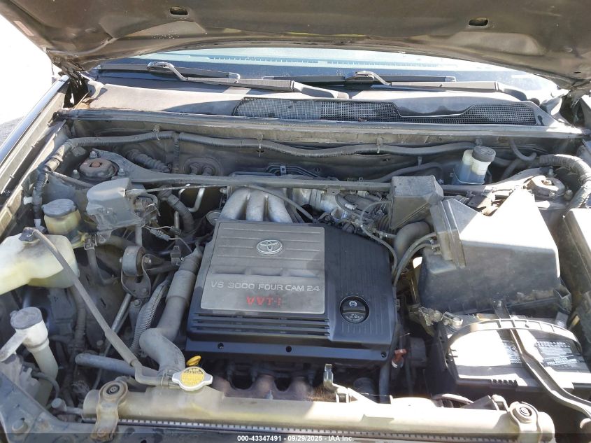 2001 Toyota Highlander V6 VIN: JTEGF21A710002986 Lot: 43347491