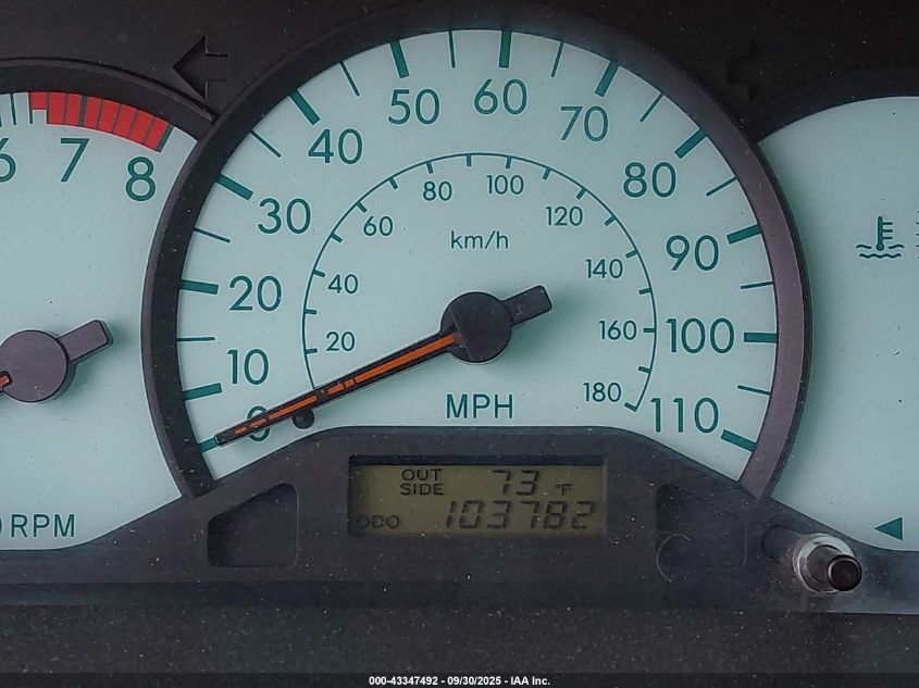 2004 Toyota Corolla Le VIN: JTDBR32E542023776 Lot: 43347492