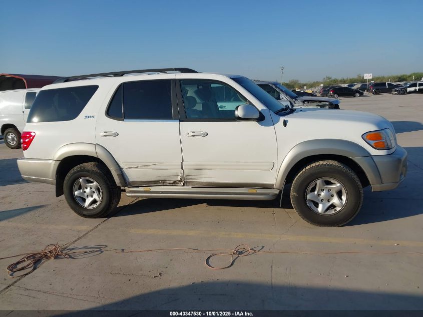 2003 Toyota Sequoia Sr5 V8 VIN: 5TDZT34A63S149386 Lot: 43347530