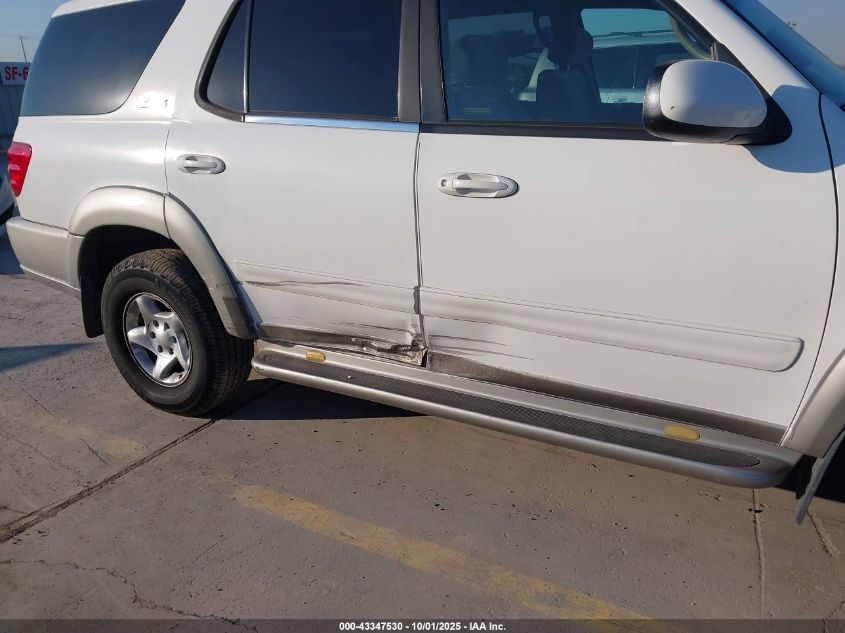 2003 Toyota Sequoia Sr5 V8 VIN: 5TDZT34A63S149386 Lot: 43347530