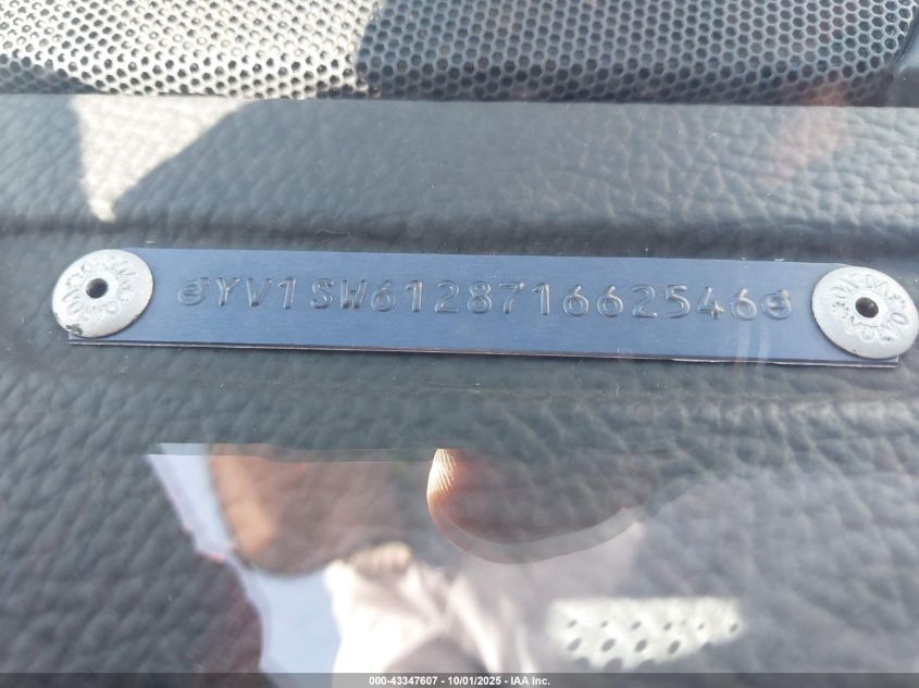 2007 Volvo V70 2.4 VIN: YV1SW612871662546 Lot: 43347607