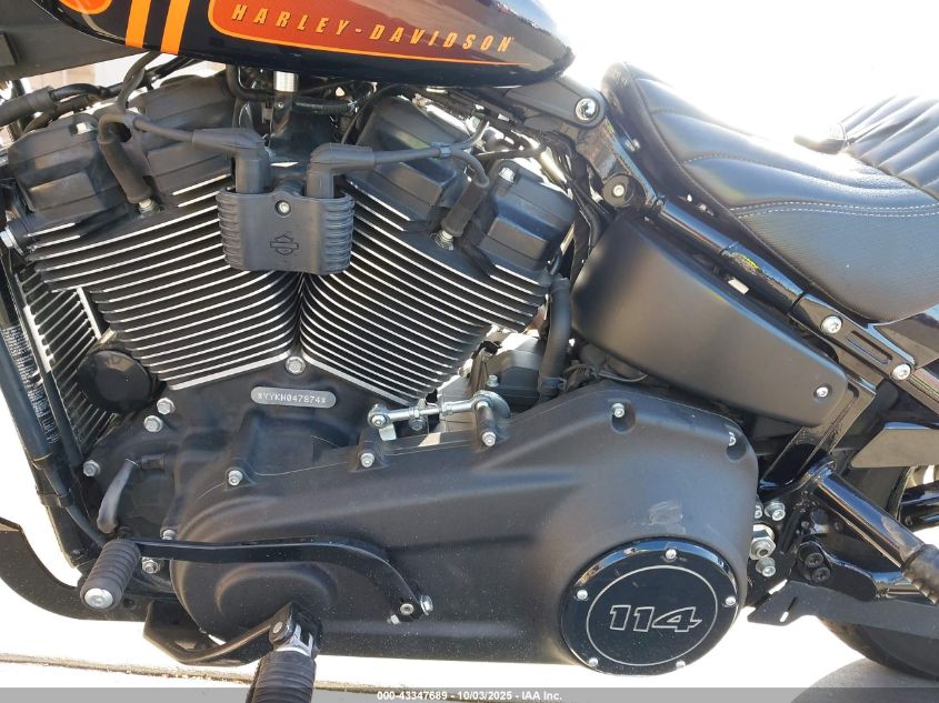 2022 Harley-Davidson Fxbbs VIN: 1HD1YYK22NB047874 Lot: 43347689