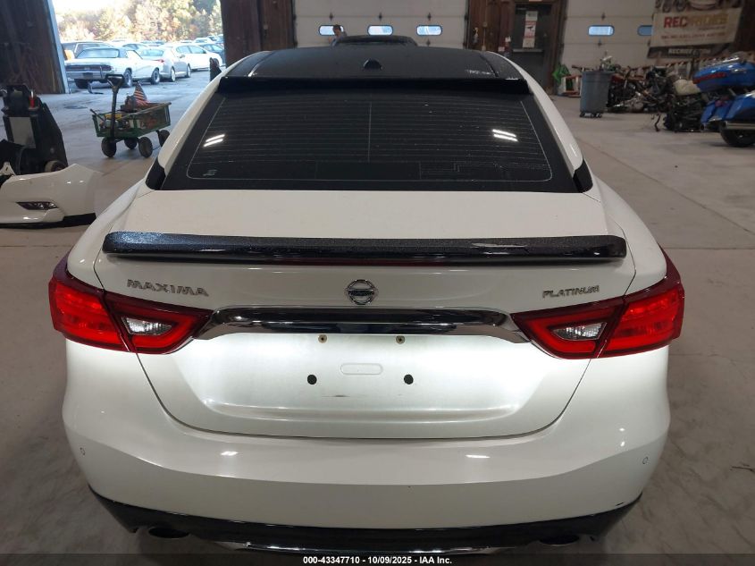 2018 Nissan Maxima 3.5 Platinum VIN: 1N4AA6AP1JC372615 Lot: 43347710