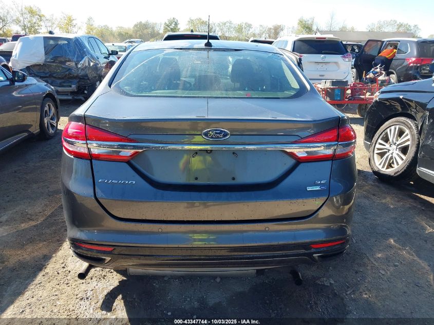2017 Ford Fusion Se VIN: 3FA6P0T99HR341348 Lot: 43347744