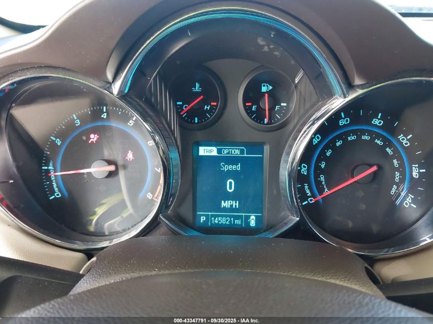 2015 Chevrolet Cruze 2Lt Auto VIN: 1G1PE5SB2F7117275 Lot: 43347791