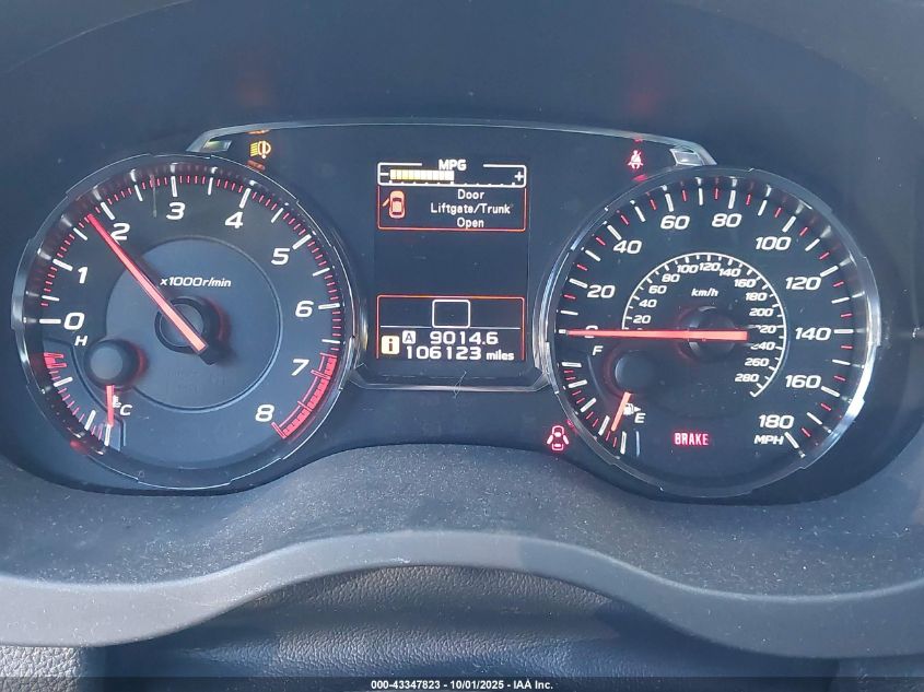 2018 Subaru Wrx Limited VIN: JF1VA1F64J9808780 Lot: 43347823