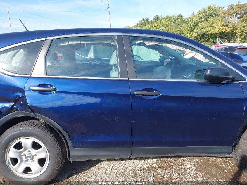 2015 Honda Cr-V Lx VIN: 3CZRM3H39FG708516 Lot: 43347880