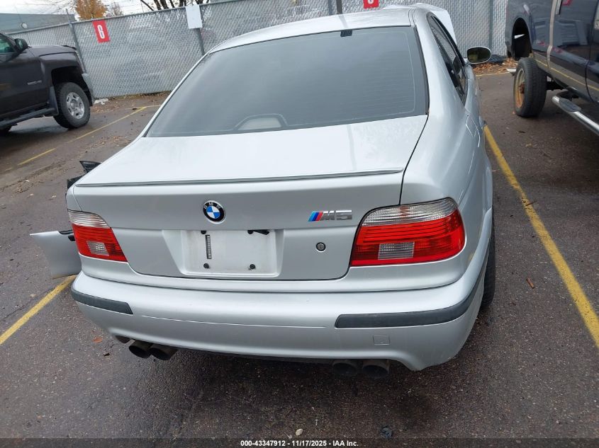 2003 BMW M5 VIN: WBSDE93453CF92600 Lot: 43347912