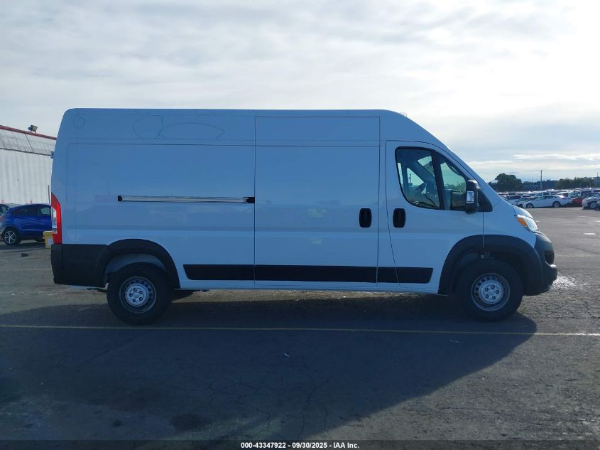 2024 Ram Promaster 2500 Tradesman High Roof 159 Wb W/Pass Seat VIN: 3C6LRVDG5RE140340 Lot: 43347922