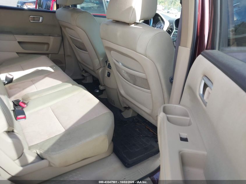 2009 Honda Pilot Ex VIN: 5FNYF48449B047739 Lot: 43347981