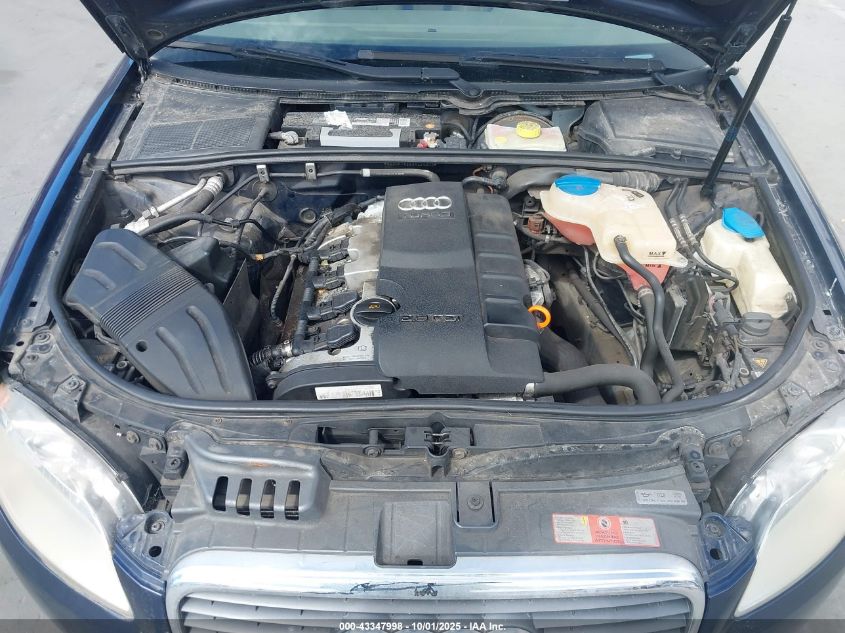 2006 Audi A4 2.0T VIN: WAUDF78E56A224339 Lot: 43347998