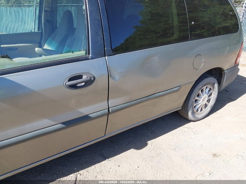 2000 Ford Windstar Lx VIN: 2FMZA5141YBA41049 Lot: 43348029
