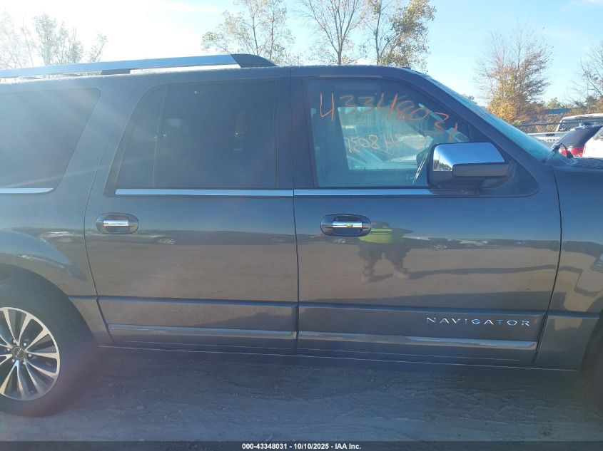 2016 Lincoln Navigator L Select VIN: 5LMJJ3JT5GEL03776 Lot: 43348031