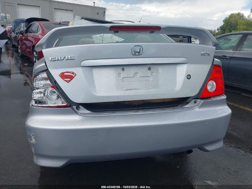 2005 Honda Civic Ex VIN: 1HGEM22915L025207 Lot: 43348106