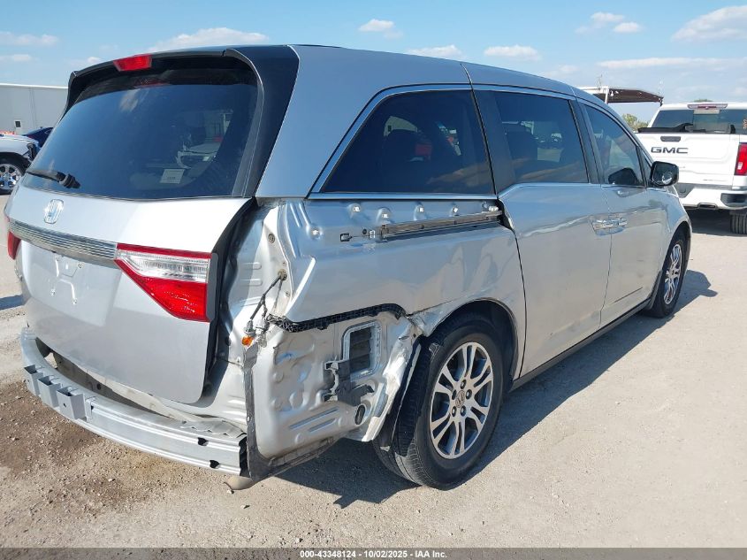 2012 Honda Odyssey Ex-L VIN: 5FNRL5H64CB038986 Lot: 43348124