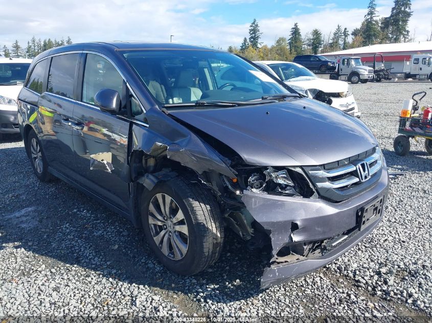 2015 Honda Odyssey Ex-L VIN: 5FNRL5H62FB097314 Lot: 43348226