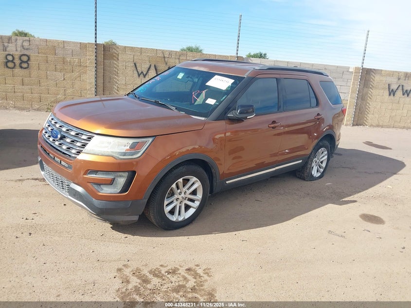 Vin: 1fm5k7d88hga12355, lot: 43842945, ford explorer xlt 20172