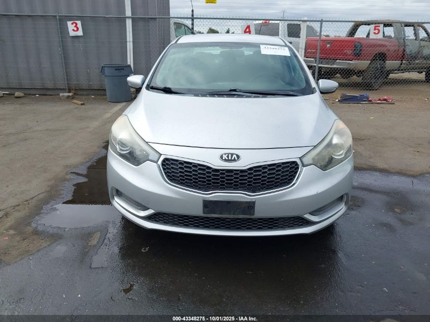 2014 Kia Forte Lx VIN: KNAFK4A66E5254589 Lot: 43348275