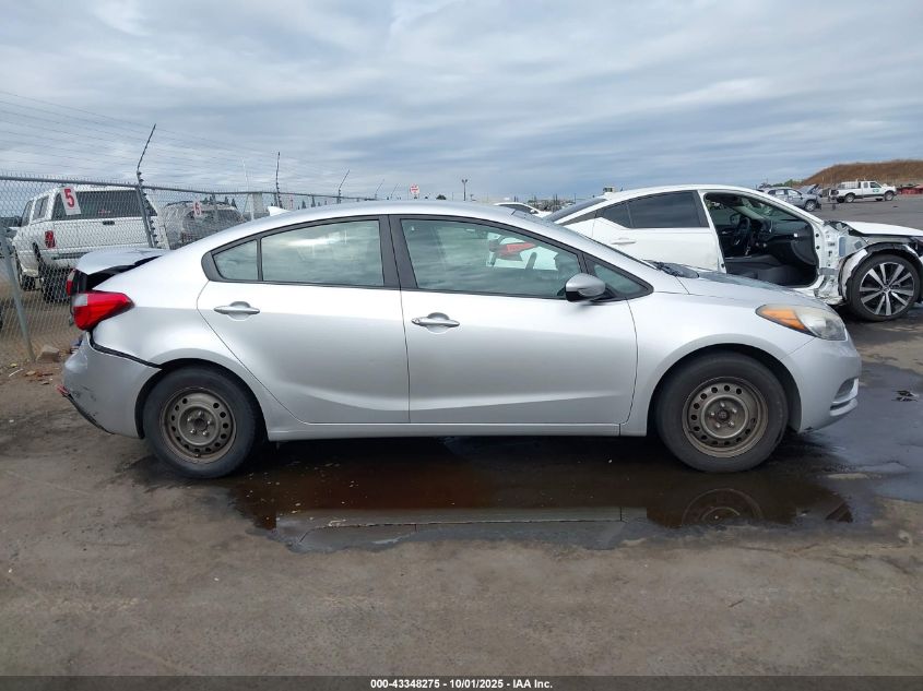 2014 Kia Forte Lx VIN: KNAFK4A66E5254589 Lot: 43348275