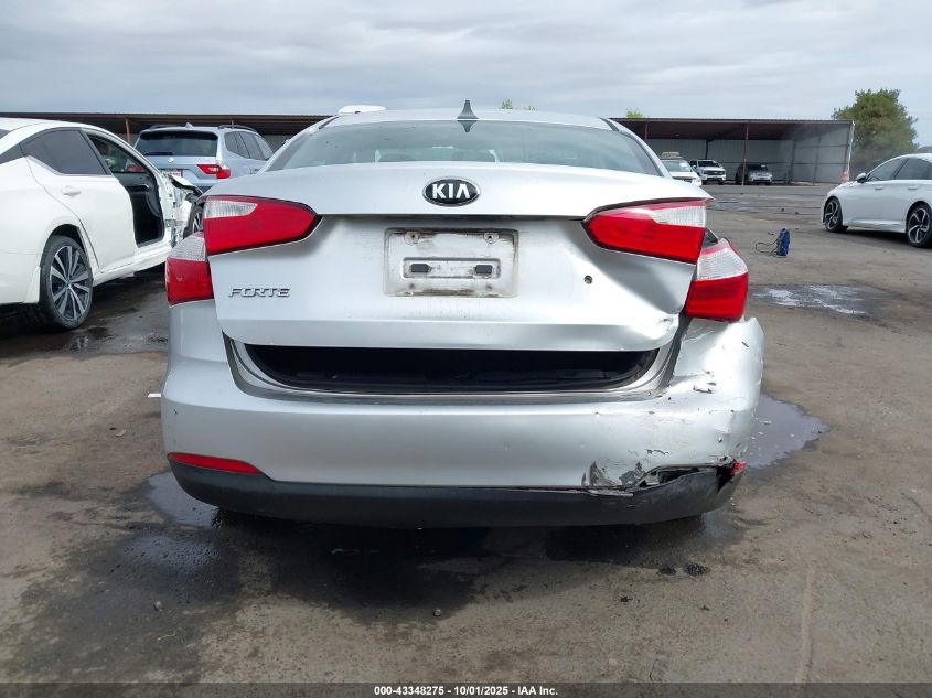 2014 Kia Forte Lx VIN: KNAFK4A66E5254589 Lot: 43348275