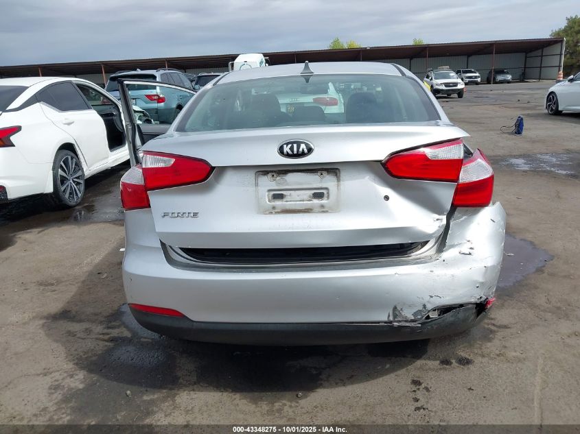 2014 Kia Forte Lx VIN: KNAFK4A66E5254589 Lot: 43348275