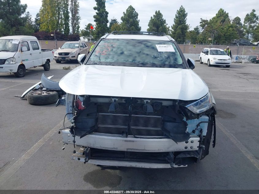 2022 Toyota Highlander Hybrid Xle Bronze Edition VIN: 5TDAARAH4NS514822 Lot: 43348277