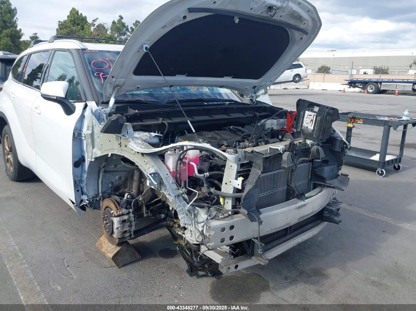 2022 Toyota Highlander Hybrid Xle Bronze Edition VIN: 5TDAARAH4NS514822 Lot: 43348277