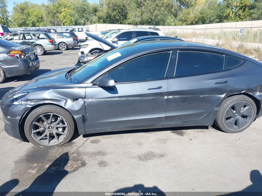 2021 Tesla Model 3 Long Range Dual Motor All-Wheel Drive VIN: 5YJ3E1EB1MF974608 Lot: 43348280