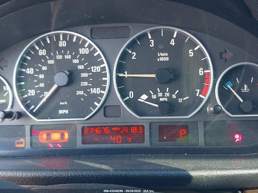 2000 BMW 328I VIN: WBAAM5338YJR56616 Lot: 43348296