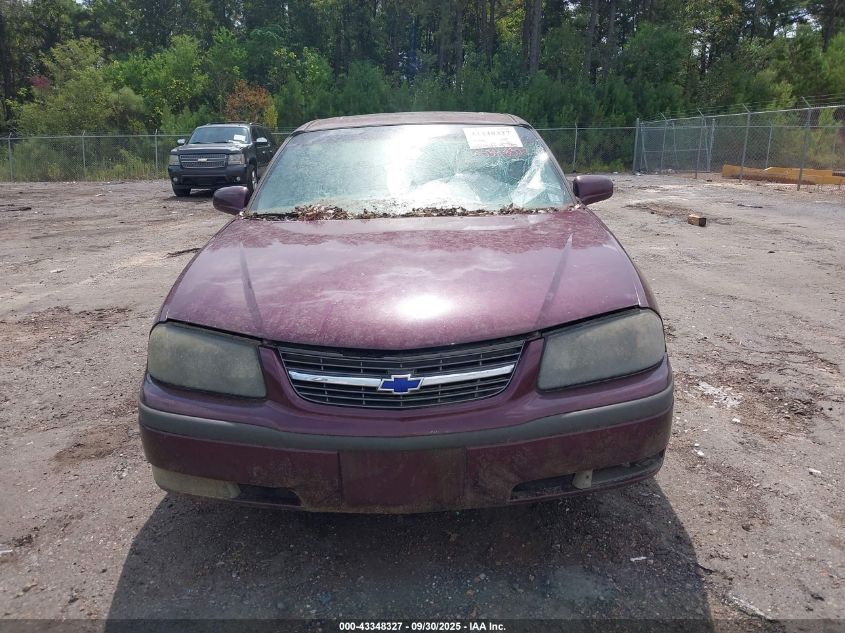 2003 Chevrolet Impala Ls VIN: 2G1WH52K239416438 Lot: 43348327