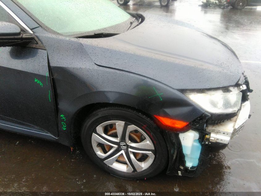 2016 Honda Civic Lx VIN: 19XFC2F51GE203416 Lot: 43348336