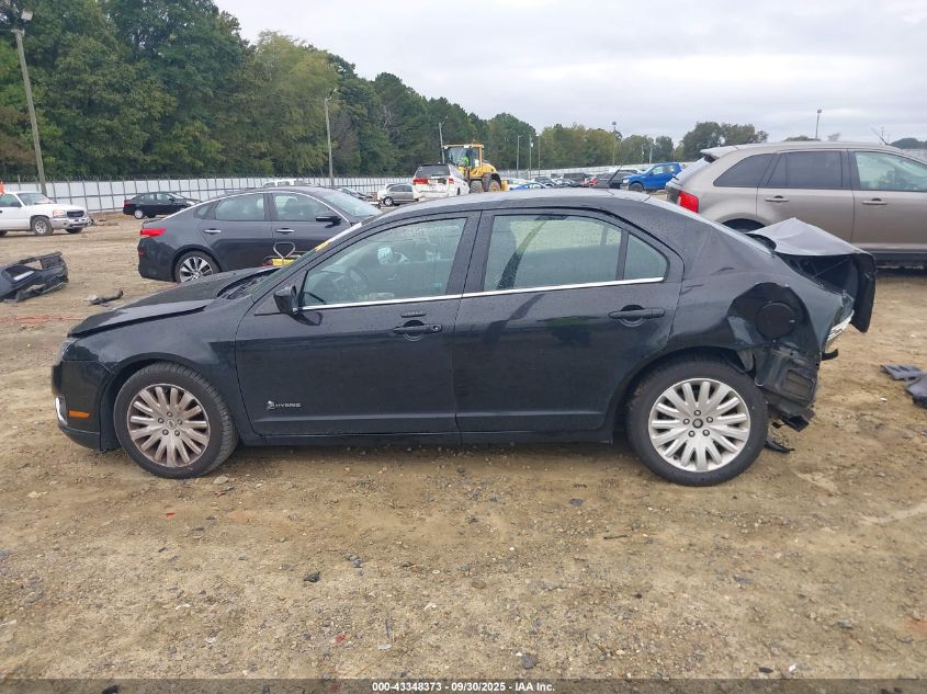 2010 Ford Fusion Hybrid VIN: 3FADP0L31AR368357 Lot: 43348373