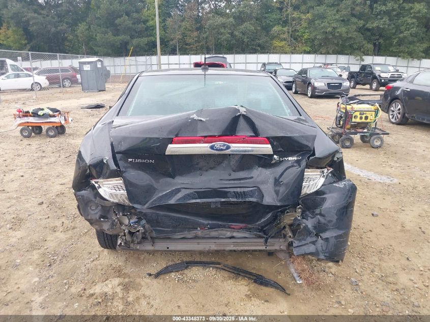 2010 Ford Fusion Hybrid VIN: 3FADP0L31AR368357 Lot: 43348373