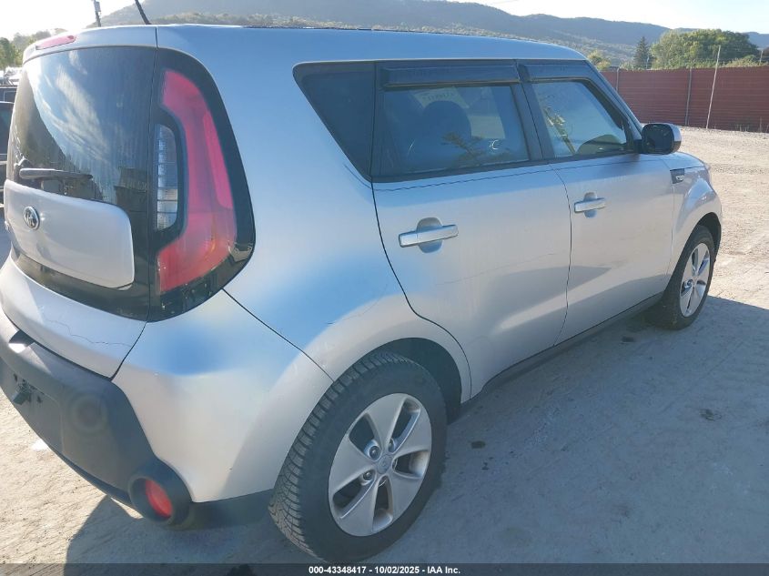 2014 Kia Soul VIN: KNDJN2A21E7706989 Lot: 43348417