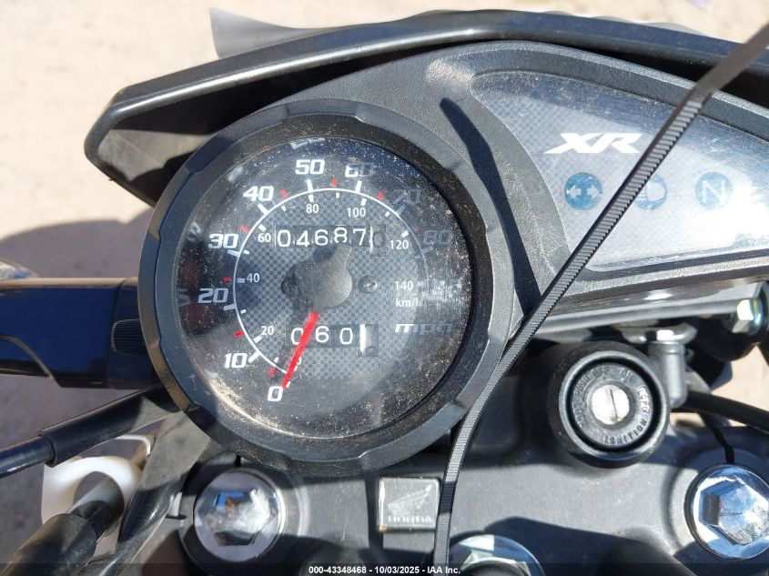 2023 Honda Xr150L E VIN: 3H1KD131XPD006303 Lot: 43348468