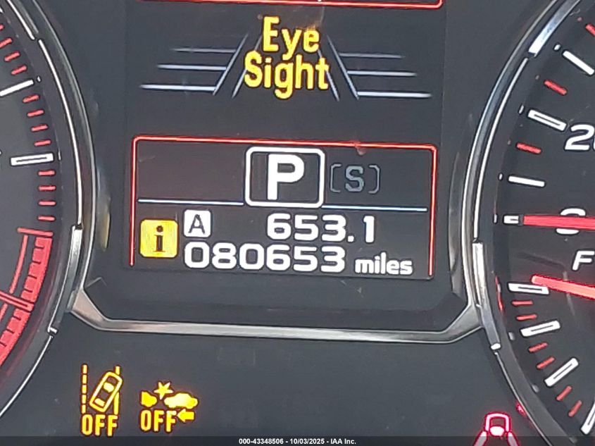 2019 Subaru Wrx Premium VIN: JF1VA1F69K8820687 Lot: 43348506