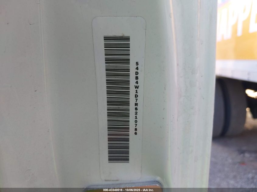 2024 Isuzu Npr VIN: 54DB4W1D7RS210786 Lot: 43348516