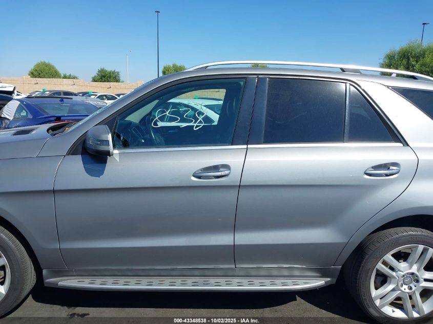 2015 Mercedes-Benz Ml 350 VIN: 4JGDA5JB0FA594177 Lot: 43348538