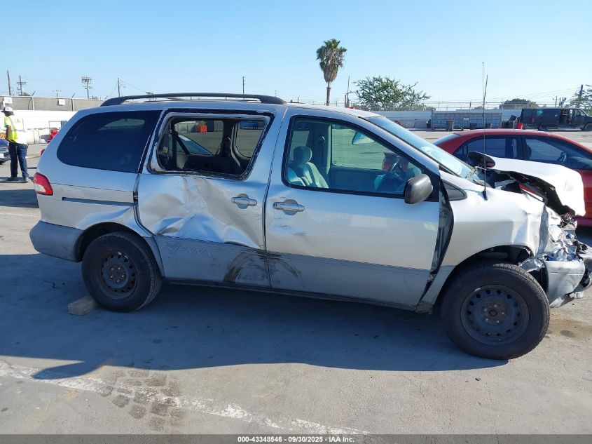 2002 Toyota Sienna Ce VIN: 4T3ZF19C02U470083 Lot: 43348546