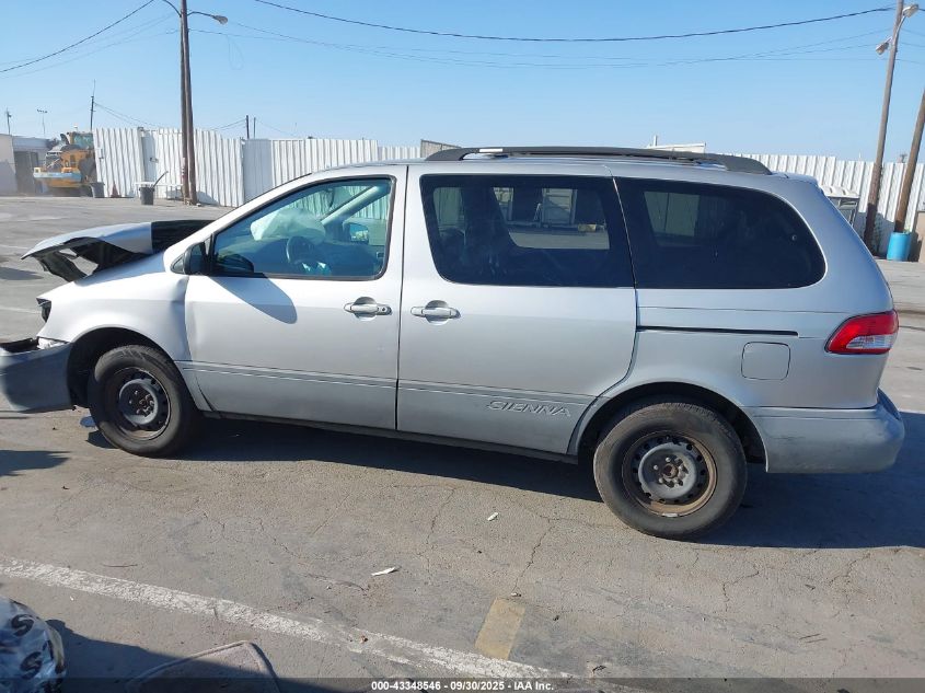 2002 Toyota Sienna Ce VIN: 4T3ZF19C02U470083 Lot: 43348546