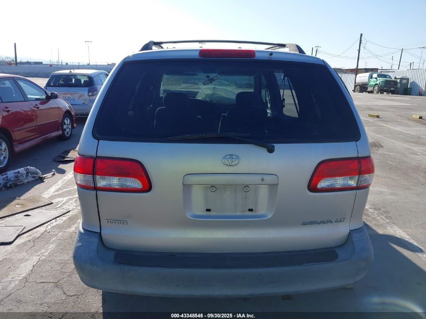 2002 Toyota Sienna Ce VIN: 4T3ZF19C02U470083 Lot: 43348546