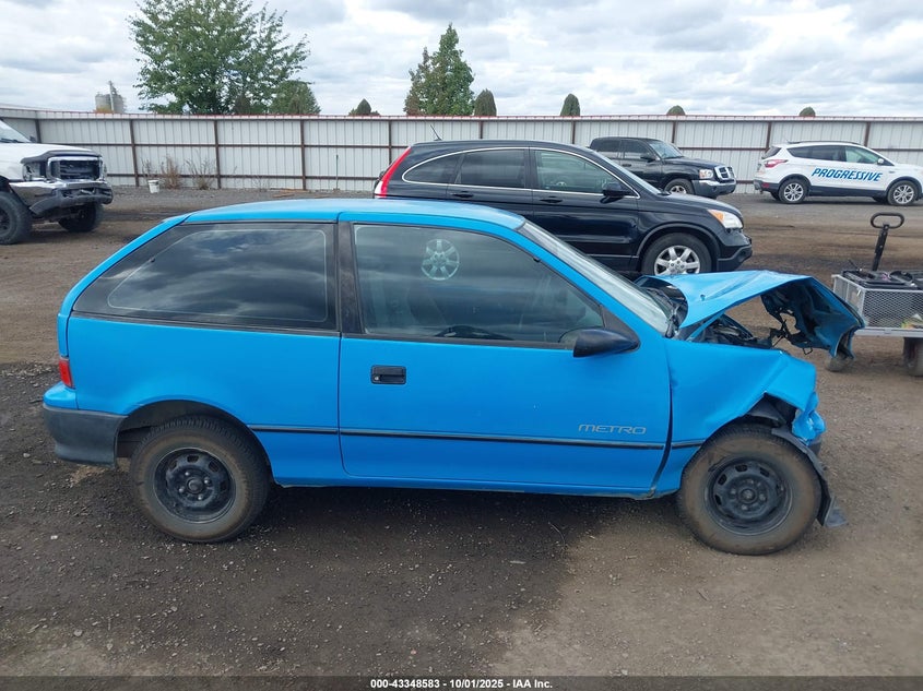 1992 Geo Metro Lsi VIN: 2C1MR2464N6719118 Lot: 43348583