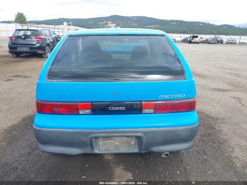 1992 Geo Metro Lsi VIN: 2C1MR2464N6719118 Lot: 43348583