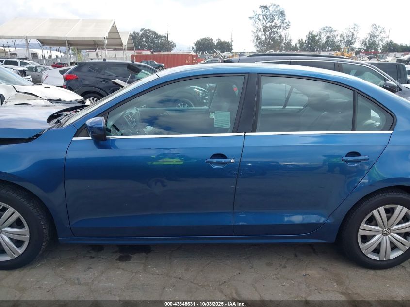 2017 Volkswagen Jetta 1.4T S VIN: 3VW2B7AJ2HM387806 Lot: 43348631