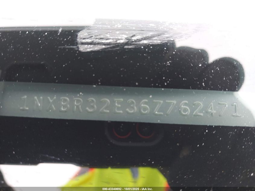 2006 Toyota Corolla S VIN: 1NXBR32E36Z762471 Lot: 43348692
