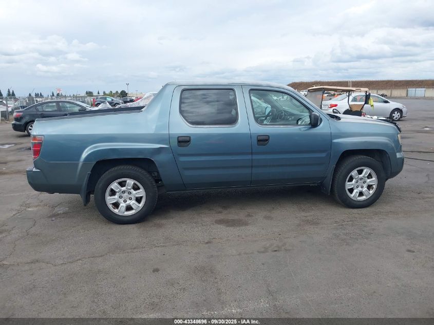 2006 Honda Ridgeline Rt VIN: 2HJYK16226H533009 Lot: 43348696