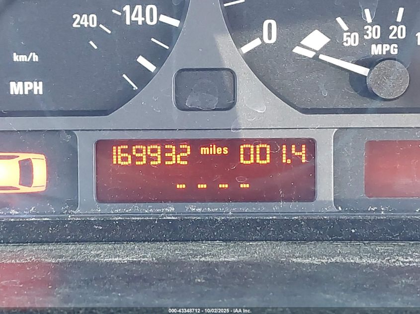 2002 BMW 325Xi VIN: WBAEU33442PF68322 Lot: 43348712